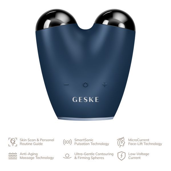 Микротоковый подтягиватель лица GESKE MicroCurrent Face-Lifter 6в1 midnight HB0133 фото
