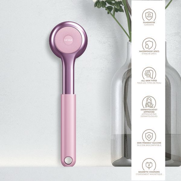 Ультразвуковая щетка для всего тела GESKE Sonic Full-Body Brush&Intensive Exfoliator 8в1 pink HB0379 фото