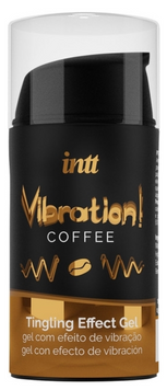 Рідкий вібратор зі смаком кави INTT Coffee Vibration (15 мл) &mdash; з ефектом пульсації та зігрівання SO3511 фото