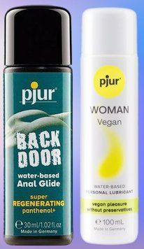 Набор лубрикантов pjur backdoor Regenerating 30 мл + pjur Woman Vegan 100 мл LB438 фото