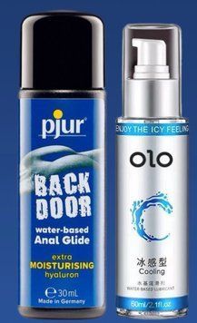 Набор лубрикантов pjur backdoor Comfort water glide 30 мл + OLO 60 мл(охлаждающий) LB221 фото
