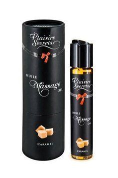 Массажное масло Plaisirs Secrets Caramel с афродизиаками, съедобное (59 мл) SO1837 фото