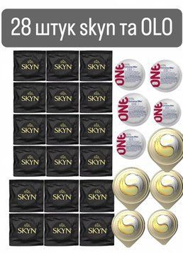 Комплект: 18 шт. SKYN Original + 5 шт.Olo Ice Durable + 5 шт. One Extreme ribs SOS11221 фото