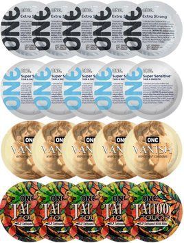Набор с 20 шт ONE Extra strong + 𝐎𝐍𝐄 𝐒𝐮𝐩𝐞𝐫 𝐒𝐞𝐧𝐬𝐢𝐭𝐢𝐯𝐞 + ONE Vanish + ONE Tattoo Touch SOS8168 фото