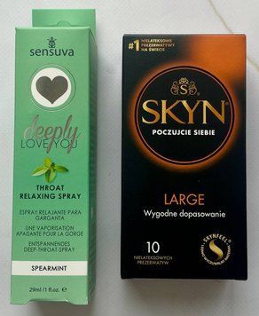Набір Skyn Large 10 шт - Спрей Sensuva Deeply Love You Spearmint  (29 мл) SOS2886 фото