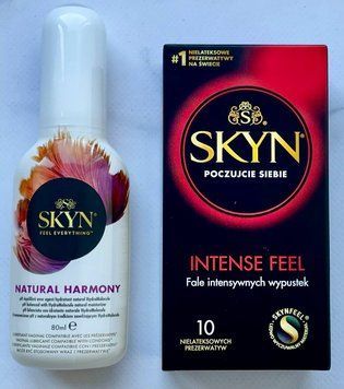 Комплект SKYN Intense Feel 10 шт - Лубрикант SKYN NATURAL HARMONY, 80 мл SOS3308 фото