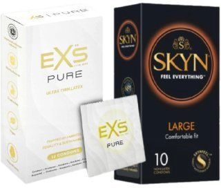 Набір з SKYN Large (10 шт) + EXS Pure 12 шт SOS8041 фото