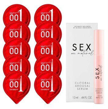 Комплект OLO 001 (червоні) 10 шт + Bijoux Indiscrets Sex au Naturel Clitorale Arousal Serum 5 мл  SOS14233 фото