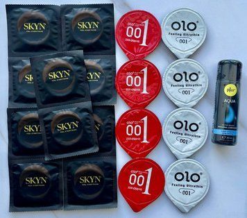 Набор 18 штук Skyn, Olo + лубрикант pjur Aqua (30 мл) SOS4000 фото