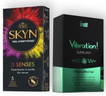 SKYN 5 Senses + Intt Vibration Ganjah (15 мл) SOS6963 фото
