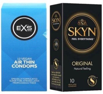 Набор с SKYN Original 10 штук + EXS Air Thin 12 шт SOS7892 фото