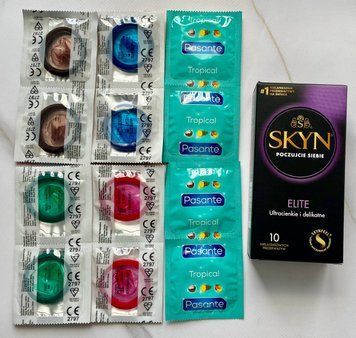 Набір Skyn Elite 10 шт + Pasante Tropical 4 шт + Pasante Mint, Blueberry, Strawberry, Chocolate 8 шт SOS3030 фото