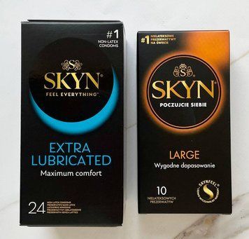 Комплект SKYN Exstra Lube 24шт+ SKYN Large 10 шт  SOS2098 фото