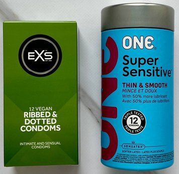 Комплект ONE Super Sensitive 12 шт - EXS Ribbed & Dotted 12 шт  SOS3158 фото