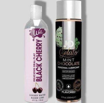 Wet Oral Play Black Cherry (118 мл) + JO GELATO Mint Chocolate (120 мл) LB900 фото