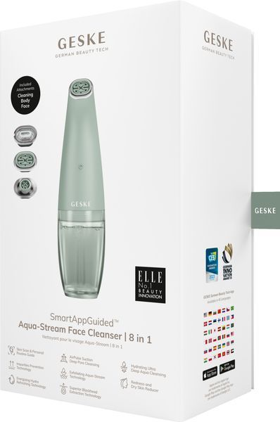 Очищающее средство для лица GESKE Aqua-Stream Face Cleanser 8в1 green HB0398 фото