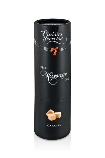 Массажное масло Plaisirs Secrets Caramel с афродизиаками, съедобное (59 мл) SO1837 фото