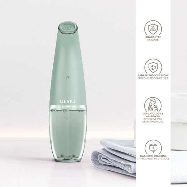 Очищающее средство для лица GESKE Aqua-Stream Face Cleanser 8в1 green HB0398 фото
