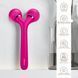 Электронный ультразвуковой ролик для лица и тела GESKE Sonic Facial&Body Roller 4в1 magenta HB0031 фото 3