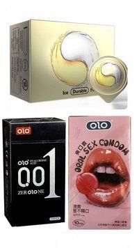 Набір з 30 шт : OLO - Ice Durable Fire , Black , Oral Candy SOS258 фото