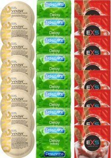 Набор 24 шт ONE Vanish Hyperthin + Delay Infinity + EXS STRAWBERRY SUNDAE SOS7349 фото