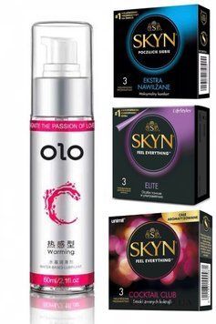 Комплект: Skyn 9 шт. + Лубрикант OLO 60 мл SOS11749 фото
