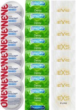 Набор 24 шт ONE Tattoo Touch + Delay Infinity + EXS Pure SOS7399 фото