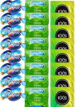 Набор 24 шт 𝐎𝐍𝐄 𝐔𝐥𝐭𝐫𝐚𝐅𝐞𝐞𝐥 + Delay Infinity + EXS Glow in the Dark SOS7448 фото