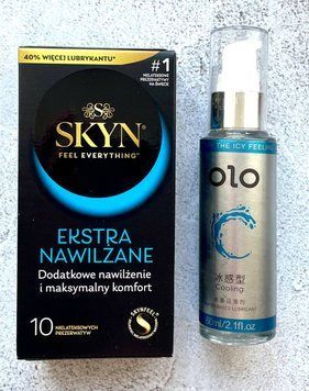 Комплект SKYN Extra Lube 10 шт + Лубрикант охлаждающий OLO 60 мл SOS2334 фото