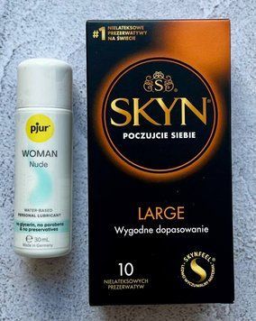 Комплект SKYN Large 10 шт - Лубрикант pjur Woman Nude 30 мл SOS2631 фото