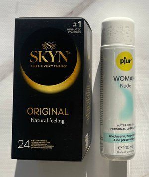 Комплект SKYN Original 24шт + Смазка на водной основе pjur Woman Nude 100 мл SOS2184 фото