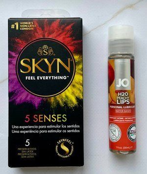 Набір SKYN 5 Senses - Лубрикант System JO H2O &mdash; Peachy Lips (30 мл) SOS2822 фото
