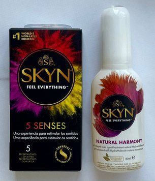 Комплект SKYN 5 Senses 5 шт + Лубрикант SKYN NATURAL HARMONY, 80 мл SOS1240 фото