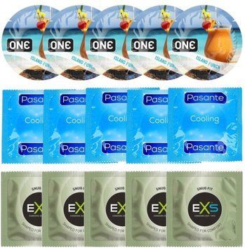 Набір 15 шт ONE Island Punch + Pasante Cooling + EXS Snug Fit SOS7149 фото