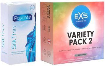 Набор с Pasante Silk Thin 12 шт + EXS Variety pack 2, набір 48 штук SOS8112 фото