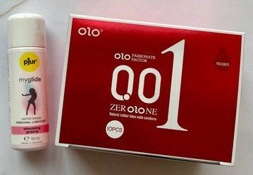 Набор OLO возбуждающий 001 (красный) 10 шт + Возбуждающая смазка pjur my glide 30 мл SOS1384 фото