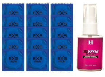 Комплект EXS Cooling 15 шт + SHS LibiSpray 50 мл SOS14570 фото