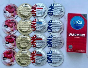 Набор 16 штук ONE Vanish, Tattoo Touch, Flavor Waves, Classic + EXS Warming (12 шт.) SOS3886 фото