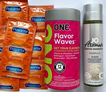 Набір 22 шт ONE Flavor Waves - Pasante Warming + System JO Aromatix Vanilla 120 мл SOS1684 фото