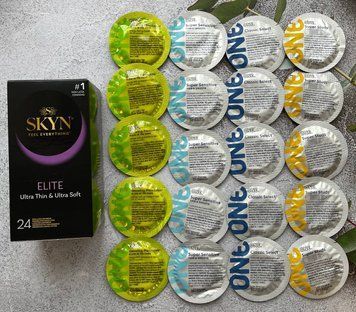 Набор 44 штук Skyn ​​Elite + ONE Super Studs, Super Sensitive, Classic, Glowing Pleasures SOS2284 фото