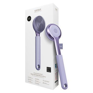Ультразвуковая щетка для всего тела GESKE Sonic Full-Body Brush Intensive Exfoliator 8в1 purple HB0380 фото