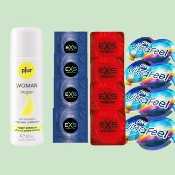 Комплект 18 штук EXS+ONE - Лубрикант pjur Woman Vegan, 30 мл SOS4774 фото