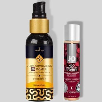 Sensuva Ultra Stimulating On Insane Butter Rum (57 мл) + JO Raspberry Sorbet (30 мл) LB291 фото