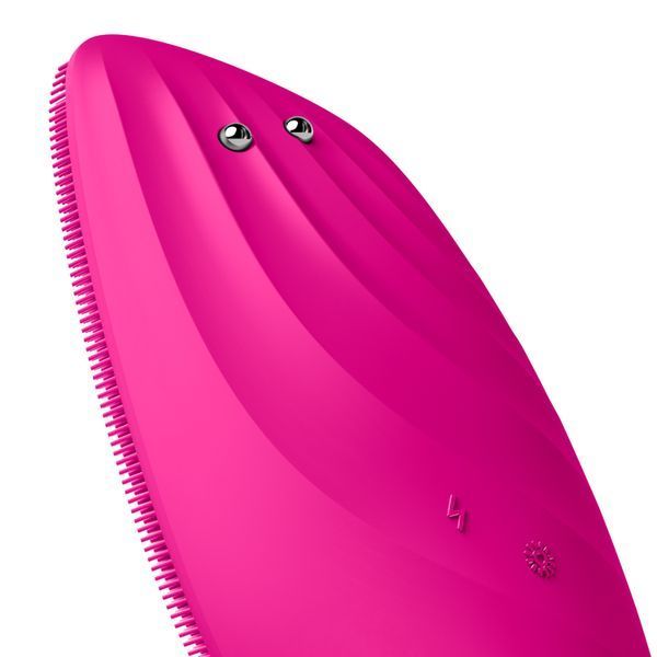 Очистительная щетка для лица GESKE Sonic Thermo Facial Brush Face-Lifter 8в1 magenta HB0087 фото