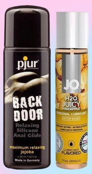 Набор лубрикантов pjur backdoor anal Relaxing jojoba silicone 30 мл + System JO Juicy Pineapple (30 мл) LB696 фото