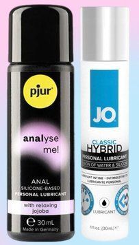 Набор лубрикантов pjur analyse me! Relaxing jojoba silicone 30 мл + System JO Classic Hybrid (30 мл) LB571 фото