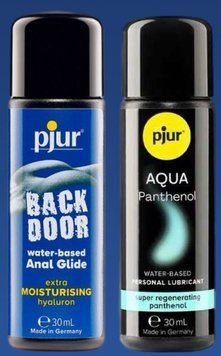 Набор лубрикантов pjur backdoor Comfort water glide 30 мл + pjur Aqua Panthenol 30 мл LB208 фото