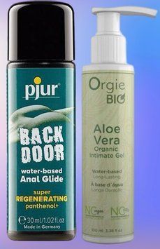 Набор лубрикантов pjur backdoor Regenerating 30 мл + ALOE VERA, 100 мл. ORGIE BIO LB475 фото