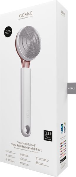 Ультразвуковая щетка для всего тела GESKE Sonic Full-Body Brush&Intensive Exfoliator 8в1 starlight HB0381 фото