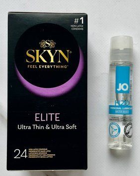 Комплект Skyn Elite 24 шт - Лубрикант System JO H2O ORIGINAL (30 мл) SOS2967 фото